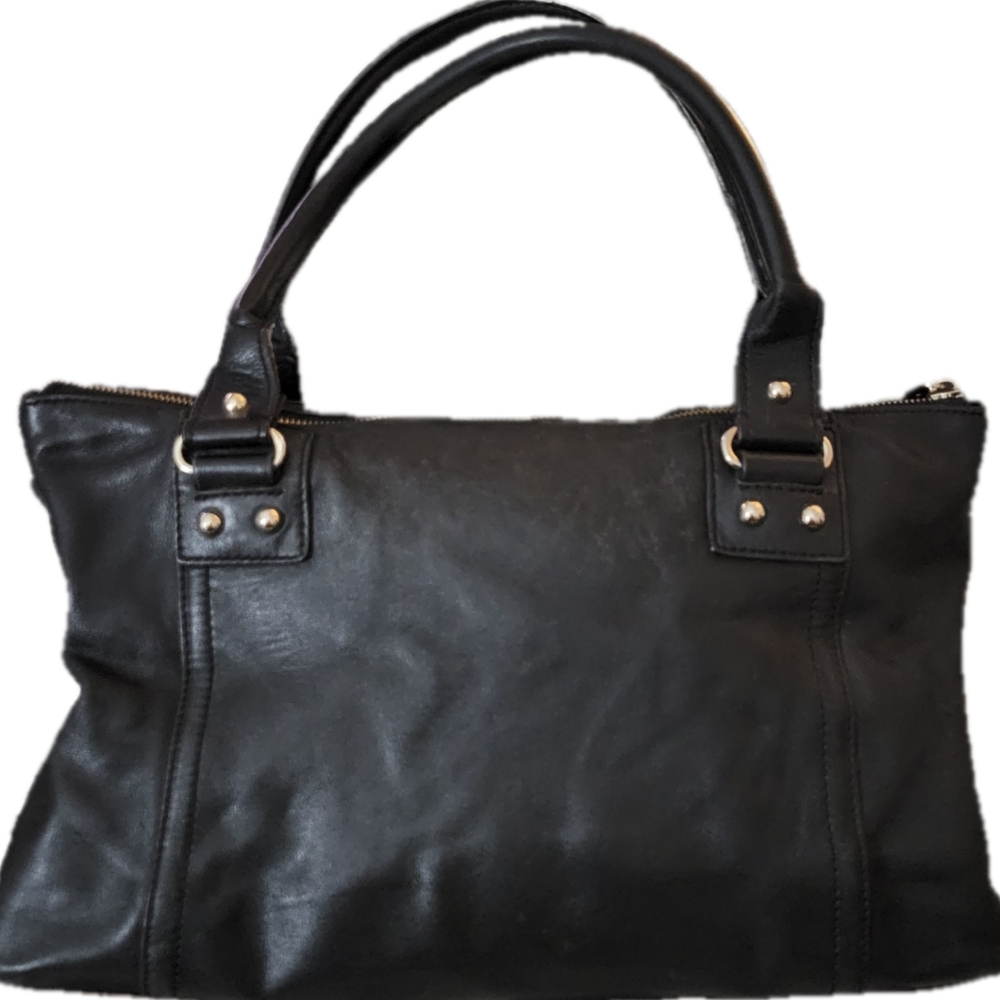 Kate Spade Black Leather Tote Bag - Picture 8 of 10